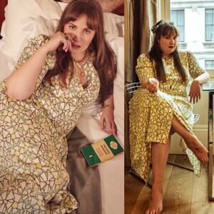 11 Honore by Lena Dunham madderlake maxi dress size 20 SPRING summer easter